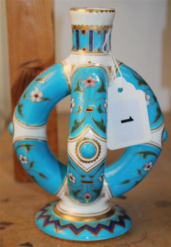 Christopher Dresser minton candlestick a/f(-)